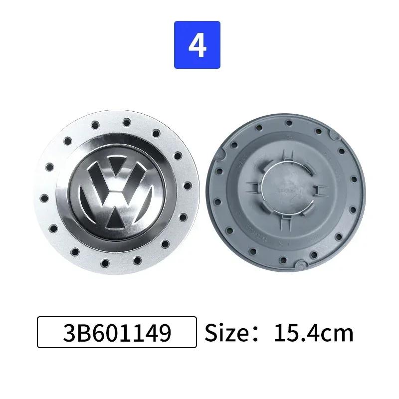 4pcs Cache-moyeu de Roue Emblème Logo de Roue pour Volkswagen VW 3B0601149 1J0601149B C546K164 3B601149 C