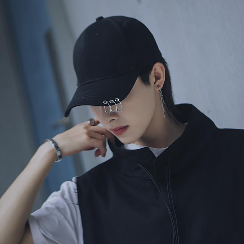Cappello Moda KPOP Uomo Donna Snapback Regolabile Cappellino da Baseball con Anelli KTB