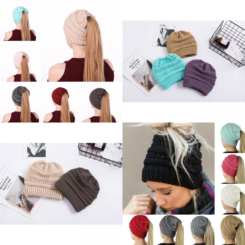 Fashionable Women's Knitted Beanie Available In Multiple Color Options