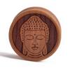 Jewelry Piercing 10-20mm Earring Organic Wood Ear Gauges Ear Plugs Meditating Buddha Flesh Tunnels