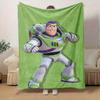 1 stuks, Toy Story Buzz Lightyear Ruimte Ranger Deken Zacht & Gezellig Plaid voor Huisdecoratie, Bankhoes, Buitengebruik, Reizen
