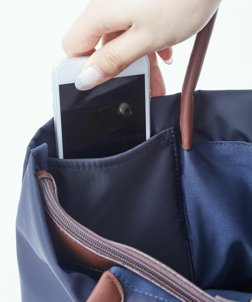 Legato Largo (Legato Largo) Shoulder Comfortable Tote Bag A4 Water Repellent Multiple Storage PC Storage Commuting Business School LH-L0001Z Women's