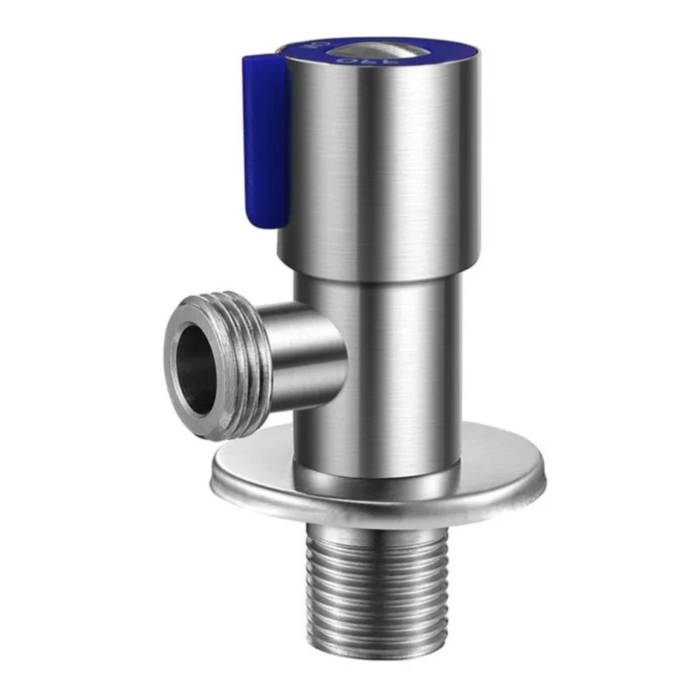 Heavy Duty Brass Angle Valve G1/2 Inch Water Stop Control for Toilet Bidet Washing Machine Heater Sink Universal Supply Fitting