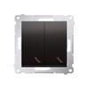 Double stair switch 10 AX, anthracite Simon54