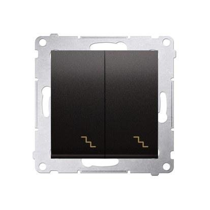 Double stair switch 10 AX, anthracite Simon54
