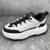 Chunky Sneakers Heren Zachte Zool Hardloopschoenen Mode Casual Microvezel Leer Stof Ademend Hoogte Verhoogd Plateauschoenen