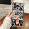 Anime Luffys Zoro Cool Plating Phone Case For Xiaomi 15T 15 14 13 Poco M7 F7 F4 F5 X7 X6 X5 X3 Pro Ultra 4G 5G Anti Fall Airbag