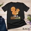 Retro Jestem Wiewiórką Zabawny Kostium Wiewiórki dla Dorosłych Premium Unisex Koszulka Męska Damska T-shirt Top
