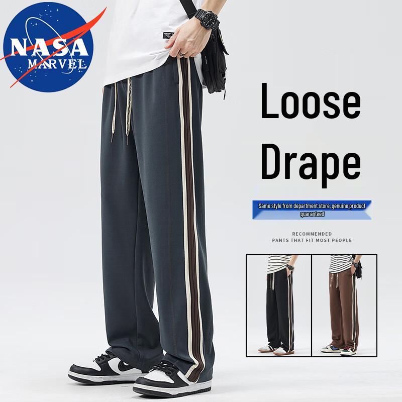 NASA MARVEL Men's Straight-Leg Leisure Pants
