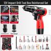 Delixi Multifunctional Lithium Battery Drill Set for Electrician & Woodworking Maintenance