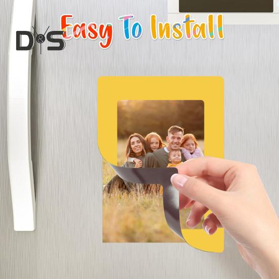 6/12 buc. Ramă foto magnetică Magnet pentru frigider Pictură artistică Poster Cadru de afișare Home Office Frigider Decorare Suport foto din PVC