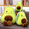 Adorable Avocado Plush Pillow: Soft, Skin-Friendly Cushion with Smiling Expression - Perfect Gift for Men and Women