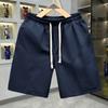 Men's Quick Dry Casual Shorts, Elastic Waist Drawstring Summer Beach Shorts (L-5XL)