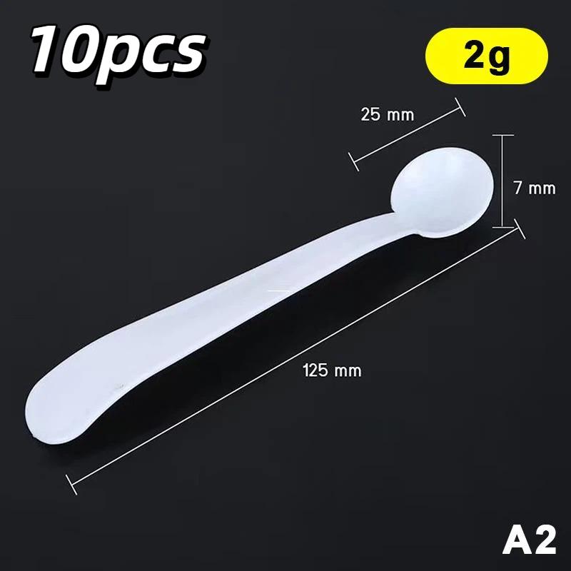 10Pcs Plastic Measuring Spoons Scoop For Child Milk Powder/Coffee/Protein Multifunctional Home Kitchen Accessory