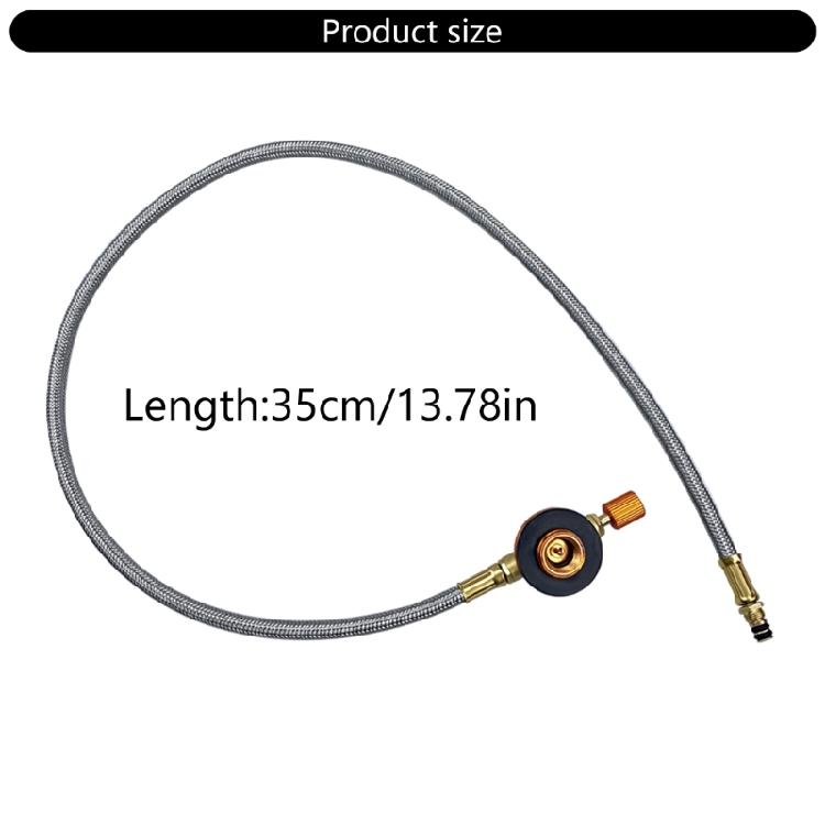Gas Stove Extension Hose Portable Gas Bottle Pipe Connector Replacement Extend Tube Camp Stove Accessories Enduring