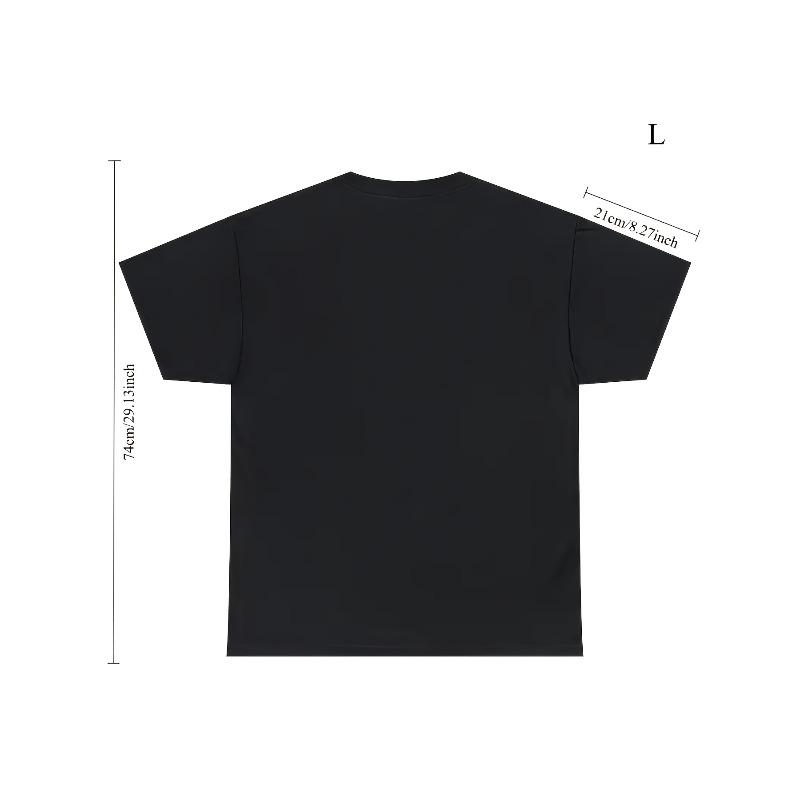 European sizes Fashion Men's TShirt Simple Heartbeat Line Art Soccer Pattern Theme Short Sleeve Print Holiday Gift Simple and Stylish Trendy Print