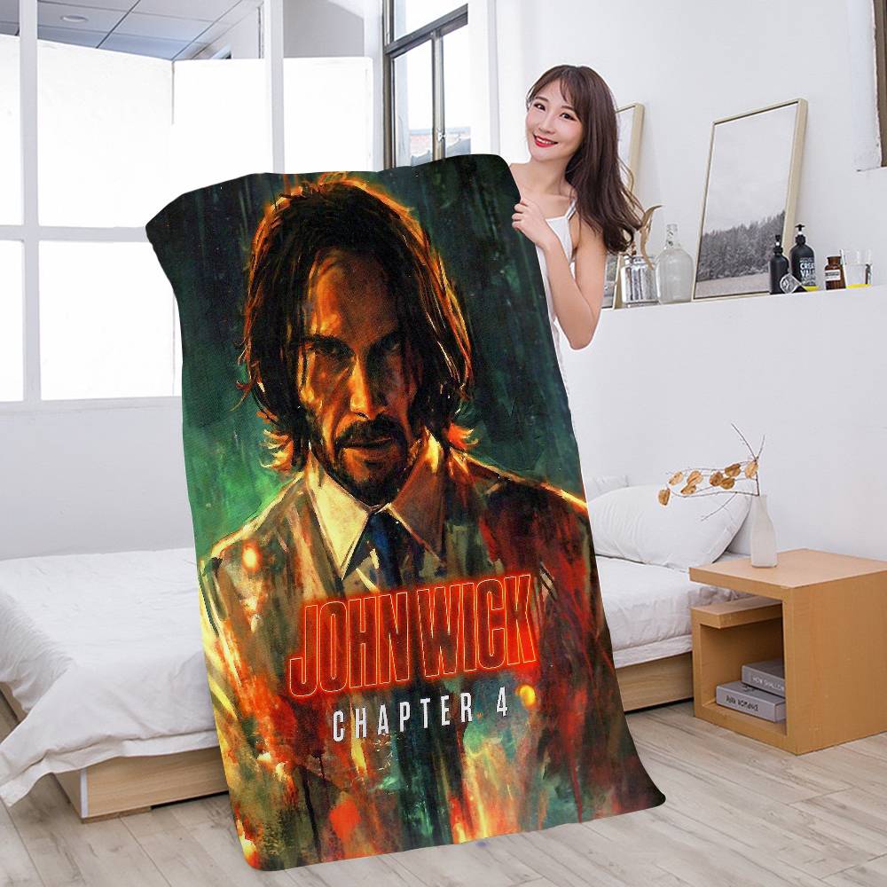 Action Movie J-John W-Wick Microfiber Beach Towel Absorbent Quick Dry Soft Yoga Swimming Resort Mountain Climbing Towel