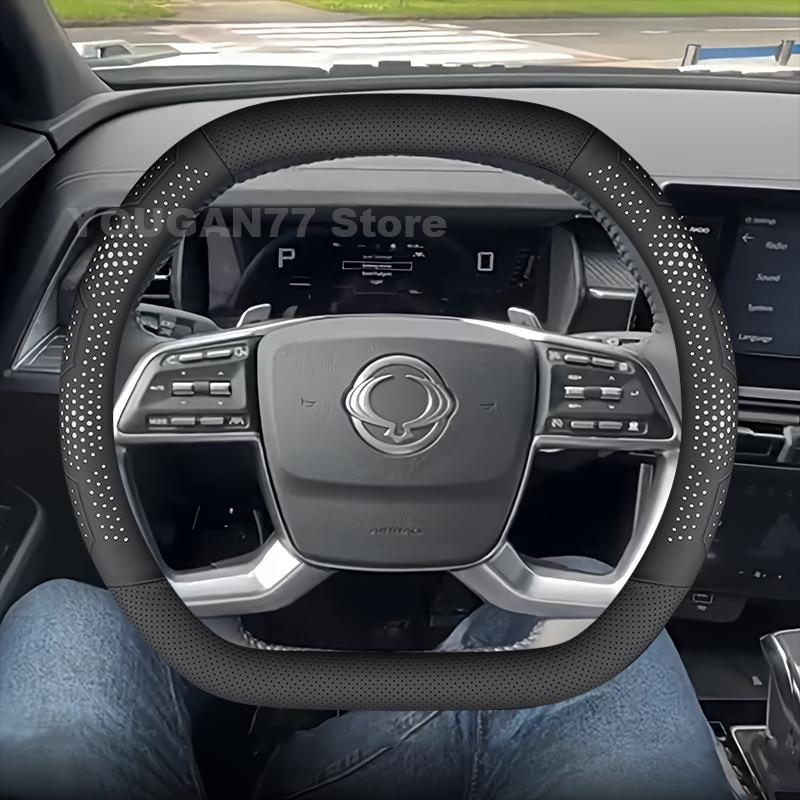 Husa din Piele pentru Volanul Mașinii Pentru TOATE MODELELE NOI KGM Ssangyong Torres Actyon 2023-2026 Accesorii Auto KGM Ssangyong Actyon 2025
