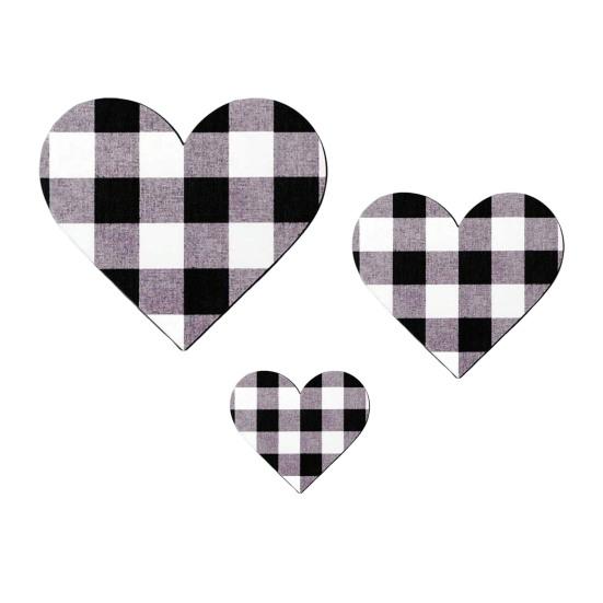 3 Pezzi Decorazione Murale a Forma di Cuore in Legno Cartello Murale Vintage a Forma di Cuore Targhetta Appesa Rustica per Amore Cucina Camera da Letto Bagno Soggiorno Decorazione Rustica