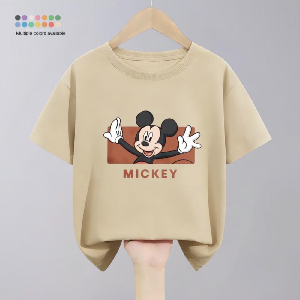 Cartoon short sleeved T-shirt top for children's clothing