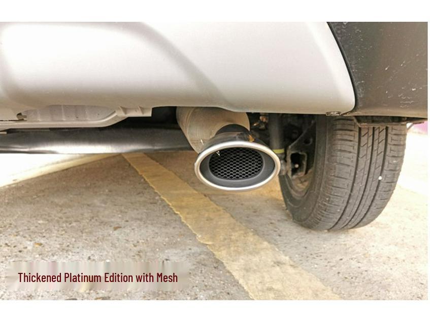 Tuyau d'échappement et cache décoratif compatibles avec les modèles Toyota Yaris L et Vios FS de 2014 à 2022.