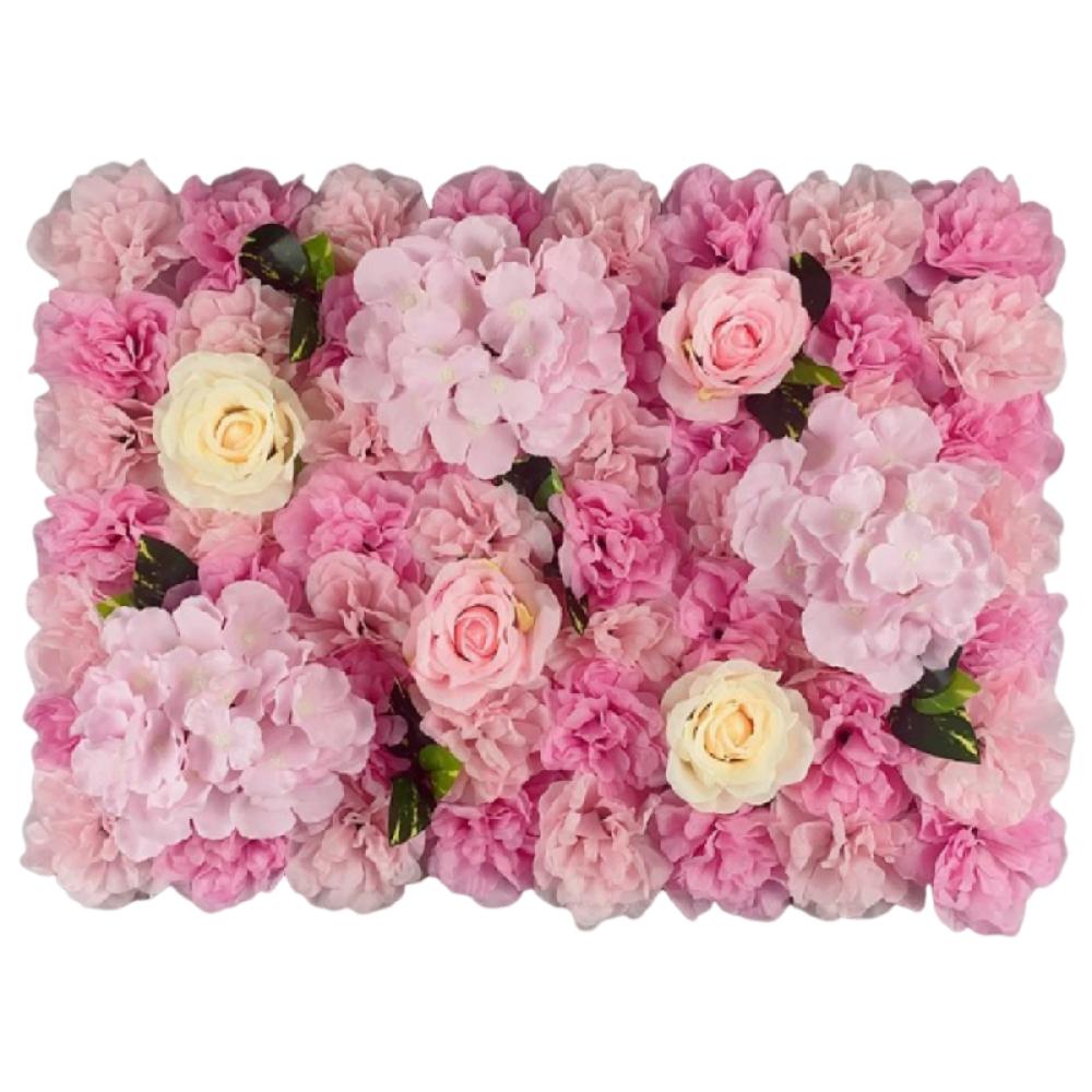 60X40cm Artificial Flower Wall Panels Handmade Rose Wedding Background Photography Backdrops