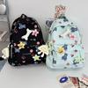 Schulranzen2024 Neuer Trend Rucksack Akademie-Stil Frischer und Niedlicher Druck Leicht Großes Fassungsvermögen Schultasche Damen-Rucksack