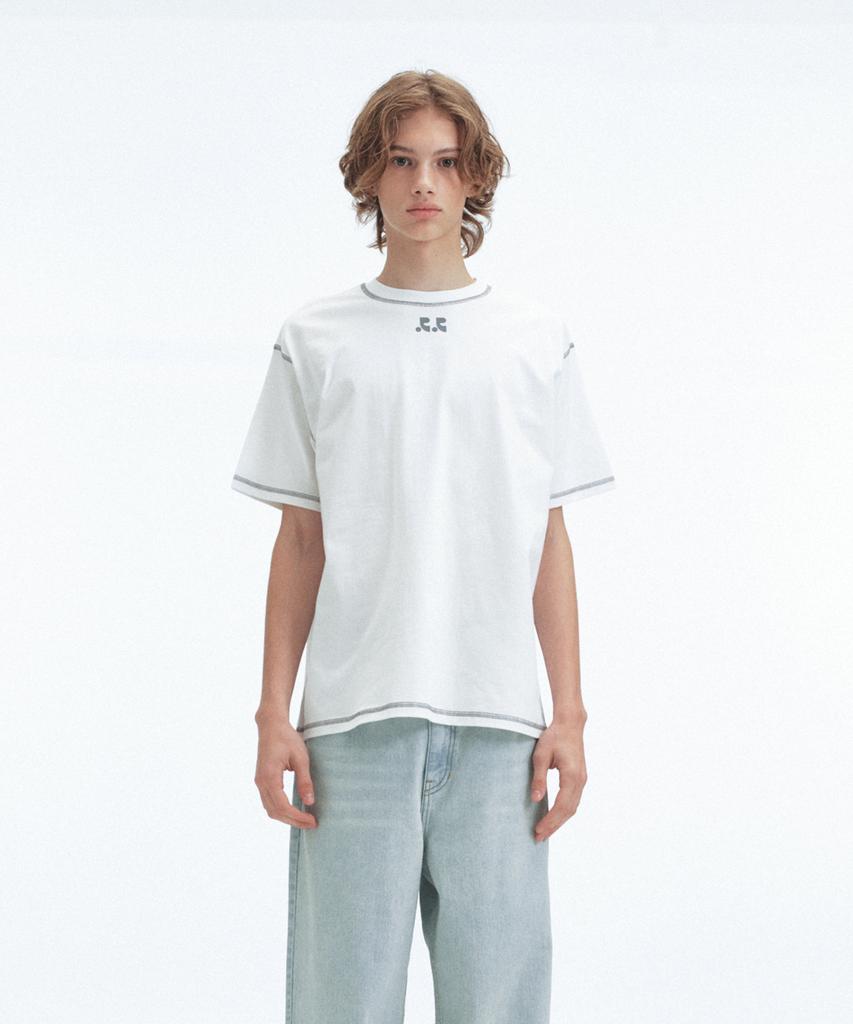 REST&RECREATION Double Logo T-Shirt - White