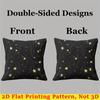 Star Stream square Jacquard Pillow Cover for Sofa Office Waist Cushion Cover Home Decorative Pillowcase
