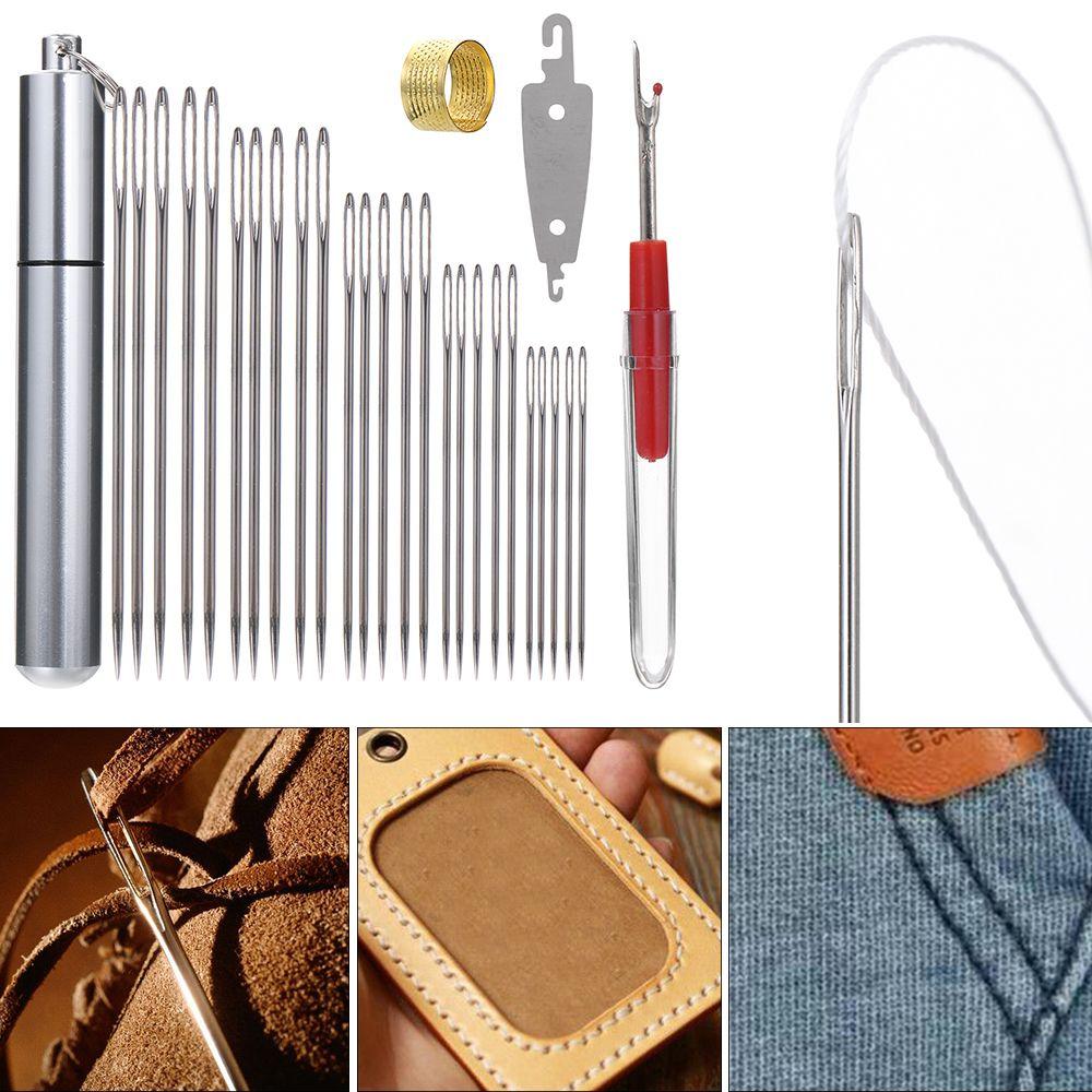 Steel DIY Crafts Tools Cross Stitch Mending Craft Sew Pins Kit Large Eye Needles Hand Sewing Needle