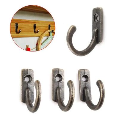 10PCS Wall Hook Vintage Hanger Hook for Clothes Zinc Alloy Door Coat Hooks Hat Bag Tow