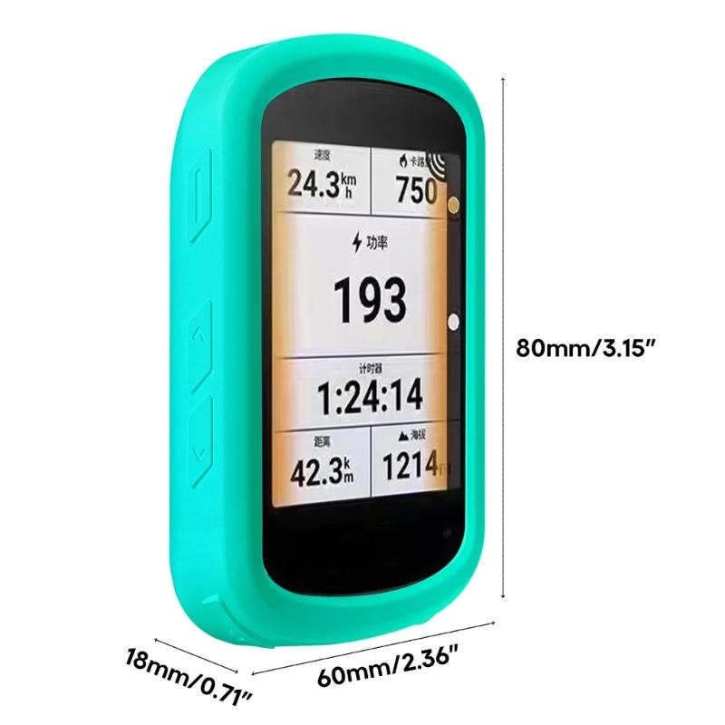 Nahasõbralik Kukkumiskindel Tilgakindel Silikoonist Kaitseümbris Ühilduv-Garmin Edge 840 Premium-GPS Jalgrattanäidikuga