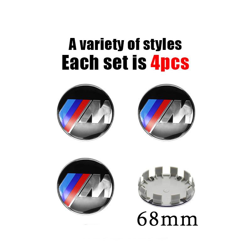 Capace Centru Roată 56mm 68mm Pentru BMW G30 G20 M3 M5 E91 E92 E93 E36 E70 X3 X4 X5 X1 E39 F30 Stil M Capace Centru Roată Embleme dbjs35