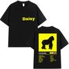 Rapper Rusowsky Daisy Tour 2025 Graphic T Shirts Men Women Vintage Oversized Cozy Cotton Tshirt Fashion ONeck Clothing Tshirt