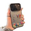 Letter Monster Cartoon Phone Case for iPhone 14/15/16 Pro Max - Cute Design