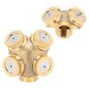5PCS M14 X 1.5mm Female Thread Misting Spray Nozzle Brass Lawn Sprinkler Nozzle  Outdoor Cooling