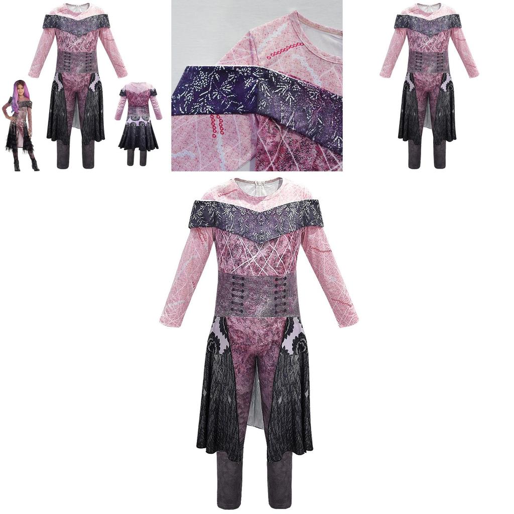 Elegant And Eye-catching Descendants 3 Evil Audrey Cosplay Costume For Girls Halloween