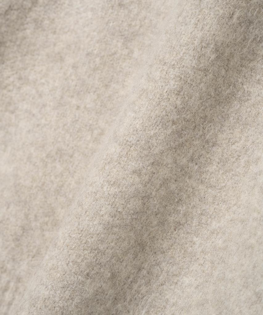 MILLO ARCHIVE Crop Silhouette Knit [White Melange] (Type B)