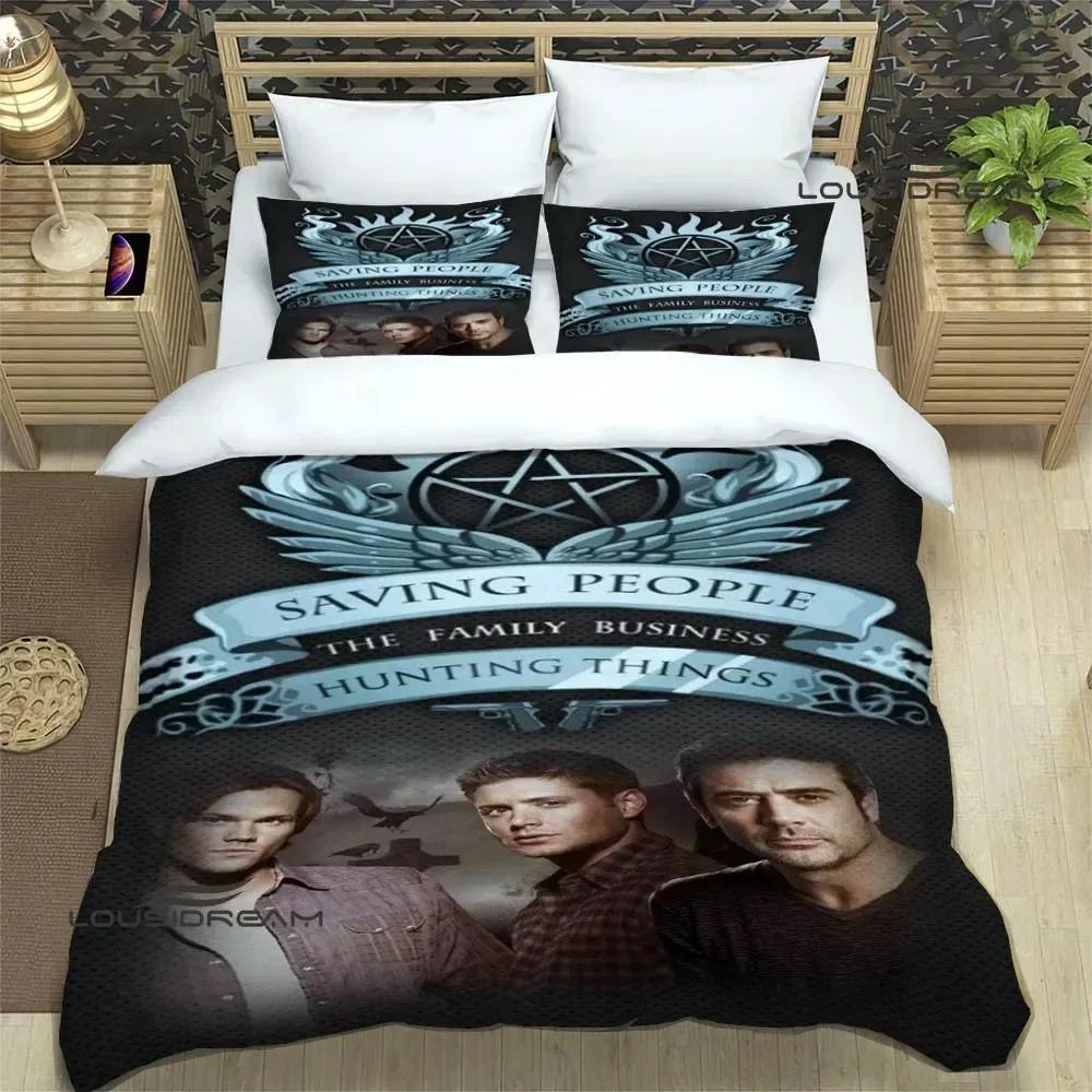 Supernatural – Mach mit bei der Jagd! Bettwäsche-Sets, exklusives Set mit Bettbezug, Bettdecke und Bettdecke – das perfekte Geschenk zum Geburtstag!