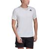 T Shirts Men's White Crew Neck Moderate GK4320