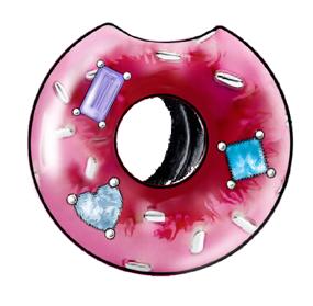 Autentický Originální Měděný Kovový Jablko Avokádo Zmrzlinový Dort Korálek Komponent Přívěsek Korálek Komponent Kompatibilní S DIY Dámské Náhrdelníky