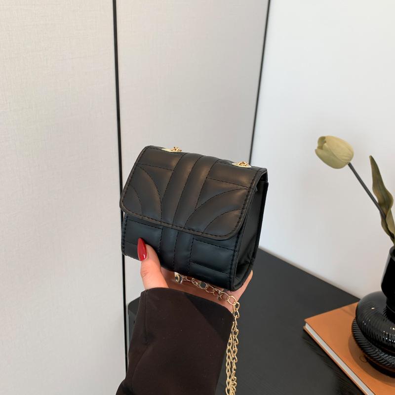 High-quality Small Bag for Women's New Trendy Korean Style Niche Fashion Versatile Mini Chain Crossbody Small Square Bag