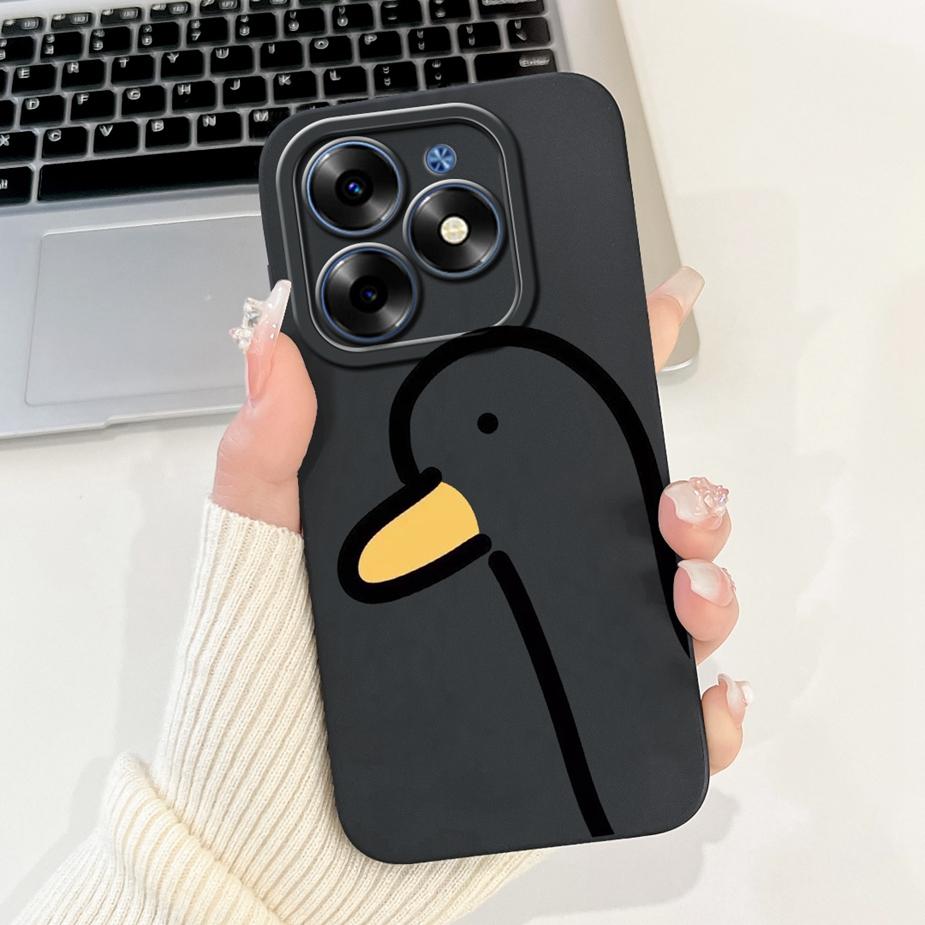 For Tecno Spark 20C Case Spark20 Pro KJ6 Cute Animals Carton Cover Soft TPU Phone Case For Tecno Spark 20 Pro Plus Spark20 Shell