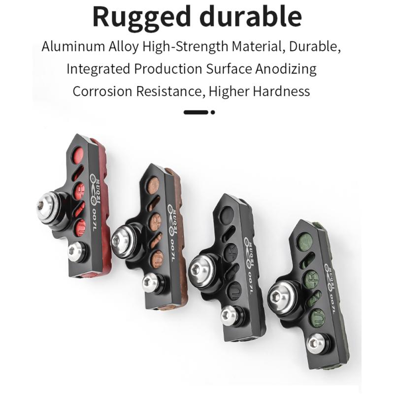 1 Pair Of Rubber C-brake Pads Wear-resistant Noise-reduction Extension Brake Capliers For Road