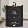 Origin Tree L-Lords Of The R-Rings Flannel Blanket Soft Durable Bedding Throws for Living Room Trend Bedspread Sofa Bed Cover
