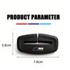 2/5Pcs Car Seat Belt Buckle Clip Protector Cover For BMW M X1 X2 F48 U10 U12 i5 G60 Seat Belt Silicone Inter Button Case Sticker