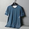 Men's Fitness T-Shirt Casual Short Sleeved Tees Gym Sports T-Shirt For Men Quick Drying Clothes Top Oversized Tshirt Streetwear
