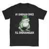 Casual If I m Shenan Once Ill Shenanigan St Patricks Day Raccoon TShirts for Unisex Crew Neck 100 Cotton T Shirts Short Sleeve