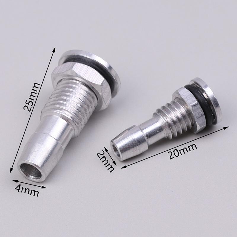 2Pcs Aluminum Alloy Water Outlets Thread With O-Ring Screws For Rc Boat M6/M8