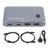 USB 3.2 Switch A und C Eingang 2 Computer teilen 4 USB-Anschlüsse 10 Gbit/s Datenübertragung Plug and Play für